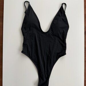 Black One-Piece Swimsuit
